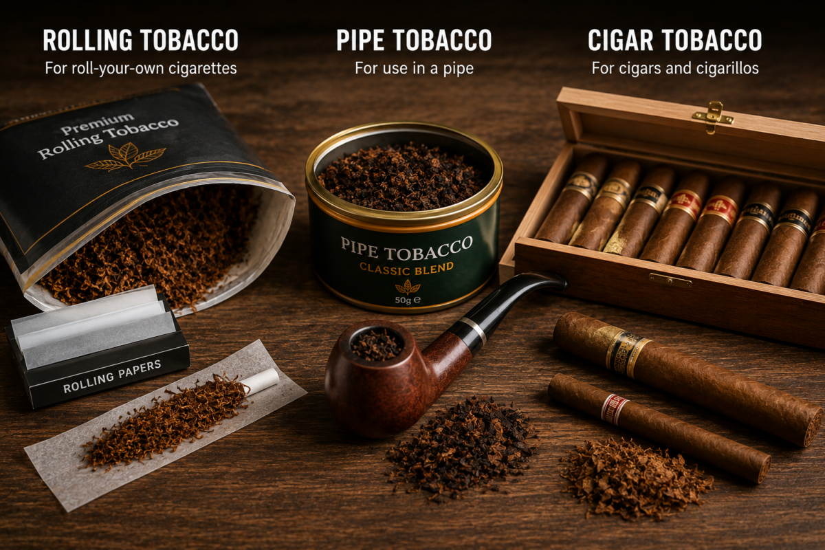 types of tobacco