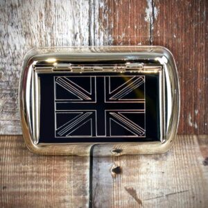 Tobacco Tin with Paper Holder – Union Jack Design