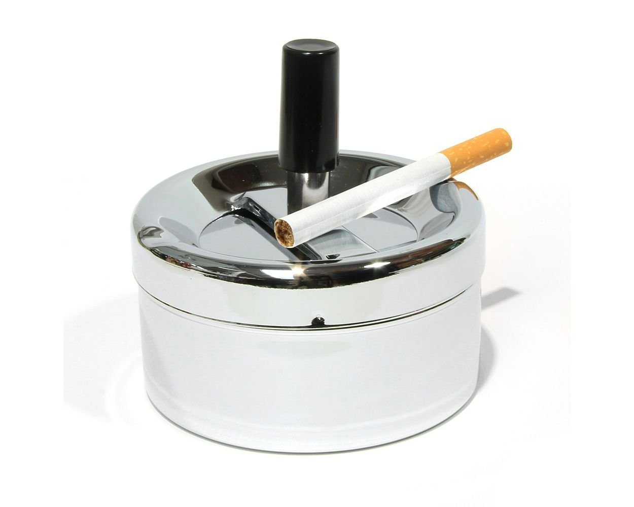 buy angelo spinner ashtray high polished chrome 9cm online uk
