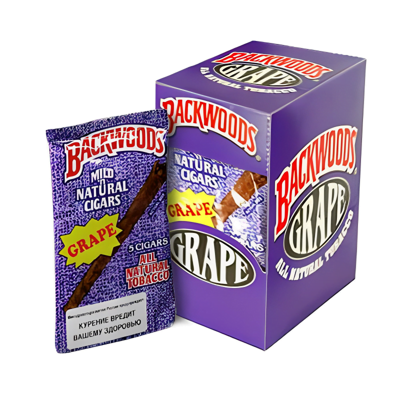 buy grape backwoods single pack of 5 cigars online europe