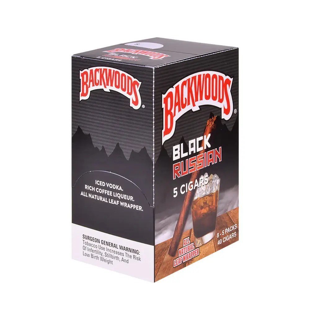 buy backwoods black russian 8 packs of 5 online uk