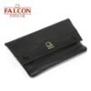 buy falcon black leather handrolling pouch 546 online europe